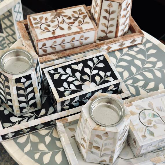 Zahra Rectangular burner set