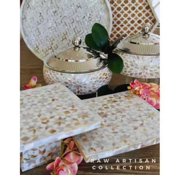 Raw Luxe Square Cake Stand