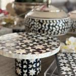 Raw Luxe Round Cake Stand