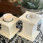 Classic Candle/Burner Stand- White
