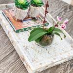Big Rectangular Mother Of Pearl Tray